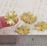 Brass Starburst Halo Rosette