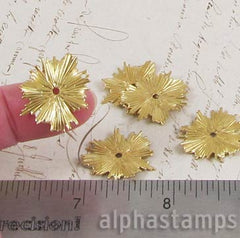 Brass Starburst Halo Rosette