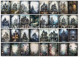 Haunted Houses Background Papers Set