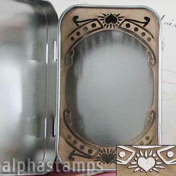Hearts Playing Card Tin Insert