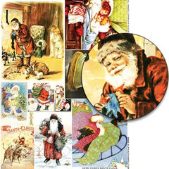 Here Comes Santa Claus Collage Sheet