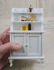 Mini White Kitchen Cabinet Hutch