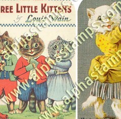 3 Little Kittens Tin Covers Collage Sheet