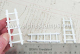 Tiny White Wooden Ladder