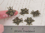 Large Bronze Bee Charm