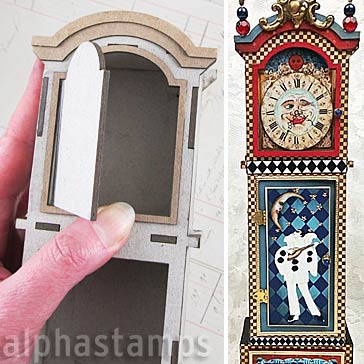 3D Grandfather Clock - Large