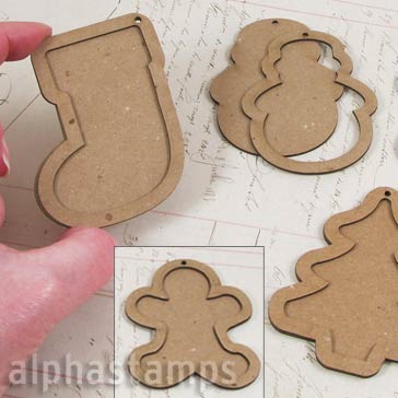 3 Inch Cookie Cutter Ornaments *