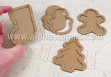 3 Inch Cookie Cutter Ornaments *