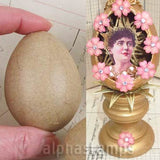 Paper Mache Hen's Egg*