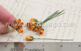 Mini Rose Buds - Orange