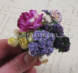 Tiny Paper Roses - Medium Purple