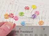 3/4 Inch Multicolor Lollipops