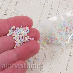 Tiny Polymer Clay Marshmallow Sprinkles