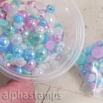 Mermaid Flatback Pearl Mix