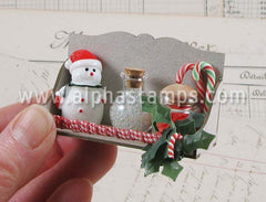 Tiny Polymer Clay Candy Canes