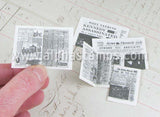 Miniature Newspapers