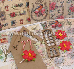 Chipboard Set from Snowy Houses Kit *