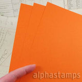 Orange Cardstock