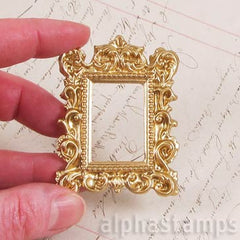 Baroque Rectangular Gold Frame