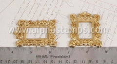 Baroque Rectangular Gold Frame