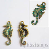 Patina Sea Horse Charm*