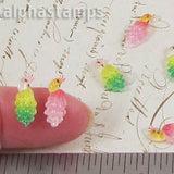 Colorful Resin Peacock Set