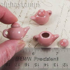 Pink Ceramic Teapot