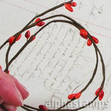 Mini Red Pip Berry Garland