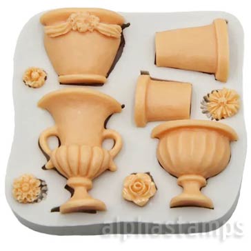 Mini Urns & Flower Pots Mold Set