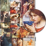 Pre-Raphaelite Women Collage Sheet