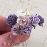 5/8 Inch Mixed Purple Rose Mix