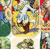 Puss in Boots Tin Covers Collage Sheet