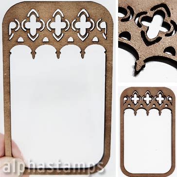Quatrefoil Border Altoids Insert