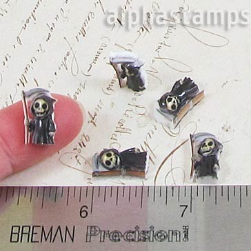 Tiny Resin Grim Reaper Cabs - Set of 2