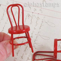 Half Scale Cafe Chair - Red