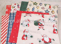 Retro Christmas 6x6 Paper Set