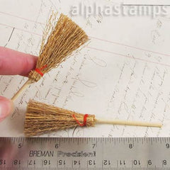 Miniature Rustic Brooms