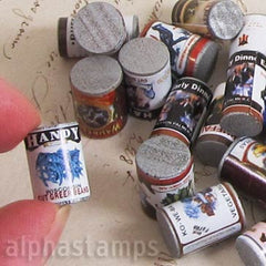 Old Fashioned Grocery Cans - OUT OF STOCK