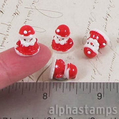 Tiny 3D Resin Santa