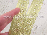 Fancy Scalloped Gold Dresden Edging