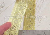 Fancy Scalloped Gold Dresden Edging