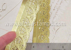Fancy Scalloped Gold Dresden Edging