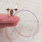 Bronze Candle Sconce with LED Lights