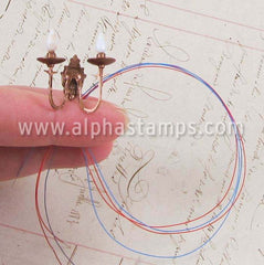 Bronze Candle Sconce with LED Lights