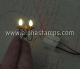 Bronze Candle Sconce with LED Lights