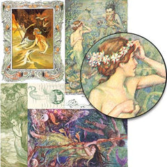 Sea Green Mermaids Collage Sheet