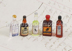 Resin Alcohol Bottles Set #1