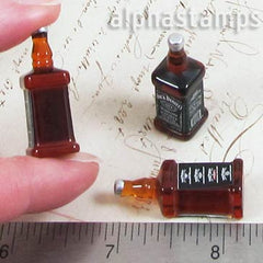 Amber Whiskey Bottle
