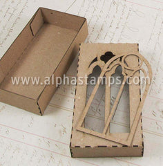 Gothic Window Shadowbox Lid with Overlay