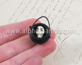 Black Plastic Cauldron w Handle